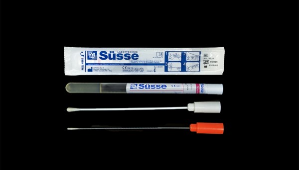 Abstrichsystem mit Gel-Medium, CARY BLAIR, Viskose, Kunststoffstab